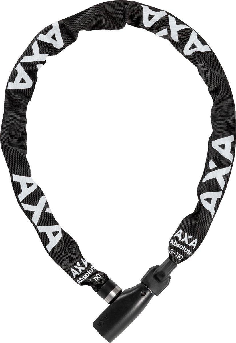 AXA Absolute 8 Kettingslot - 110 cm - Zwart