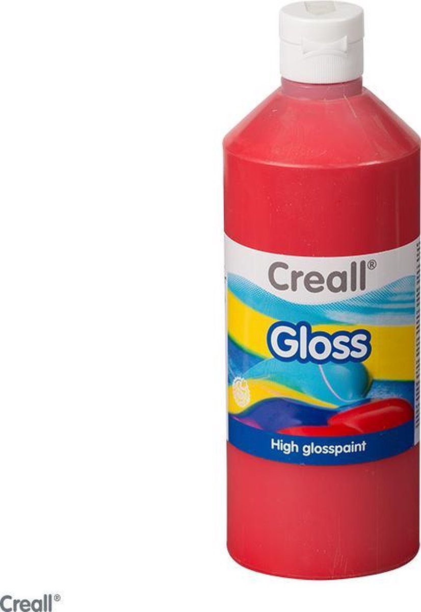 Creall Gloss glans verf 500ml rood