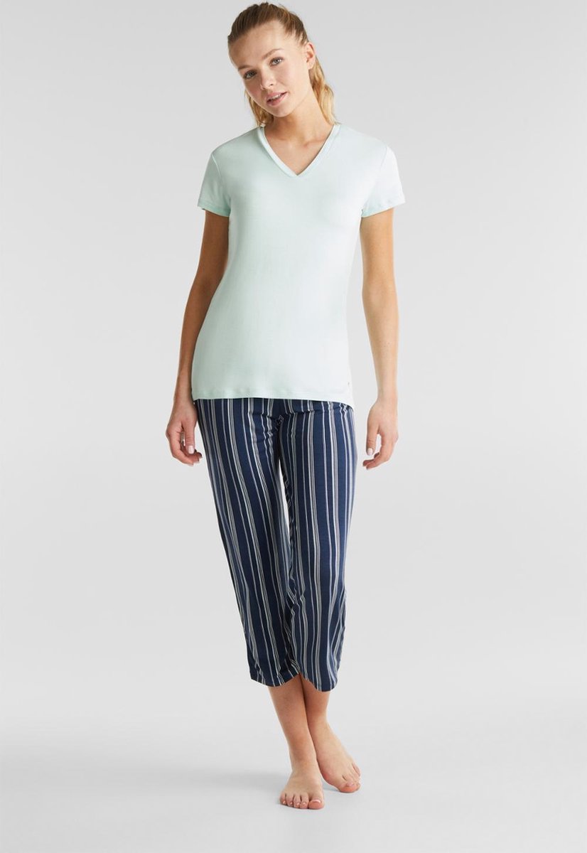 Esprit – Carsta – Pyjama – 030EF1Y311 – Aqua/Navy - 36