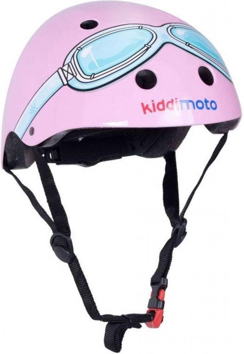 Fietshelm Peuter Roze met Bril | Kiddimoto
