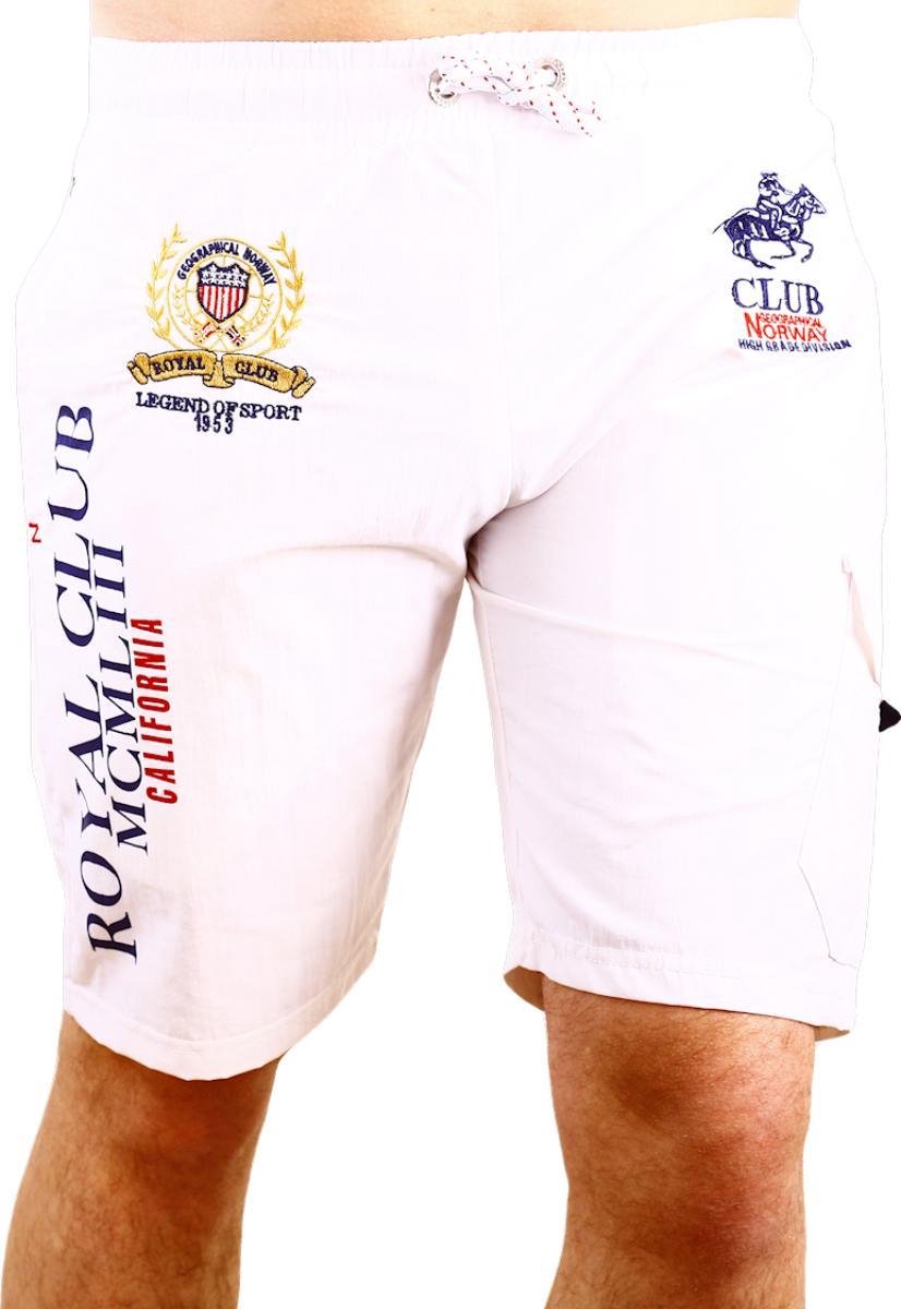 Geographical Norway Zwembroek Royal Club Qiwi Wit - S