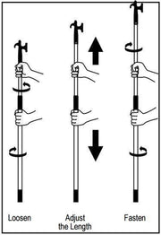 Bootshaak telescopisch 67 - 101 cm