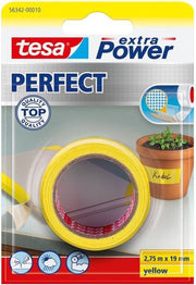 Tesa Extra Power Perfect textieltape geel