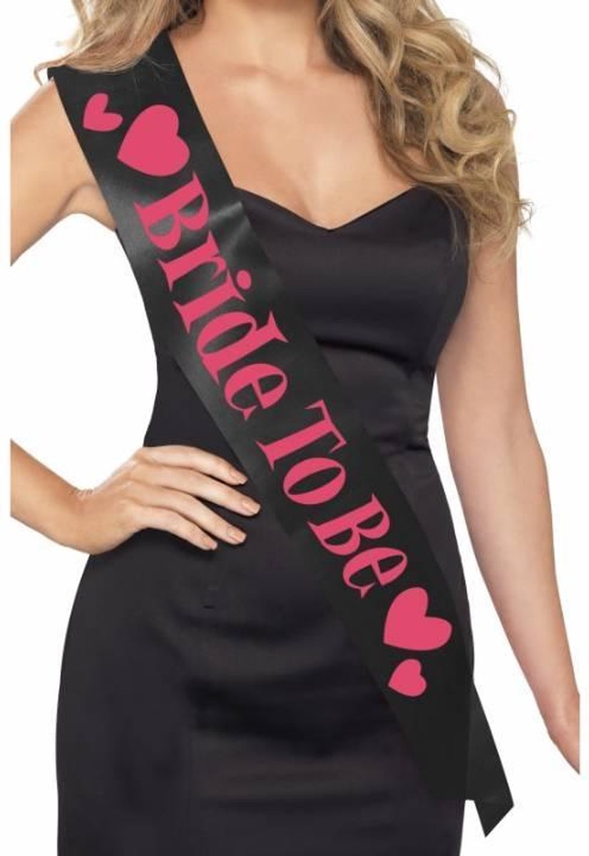 Sjerp vrijgezellenfeest - Bride To Be (zwart)