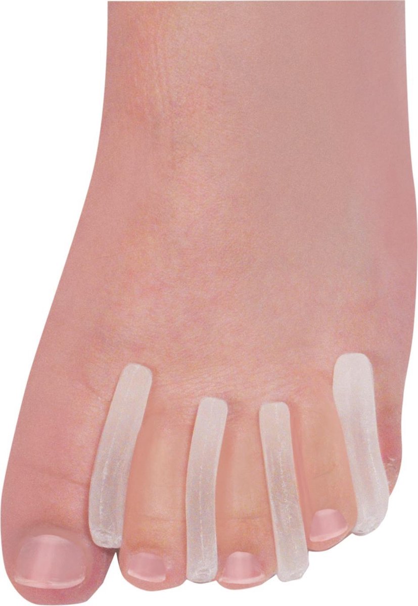 Aidapt - teenspreider - 15 stuks - gel - maat medium - latex vrij - hypoallergeen