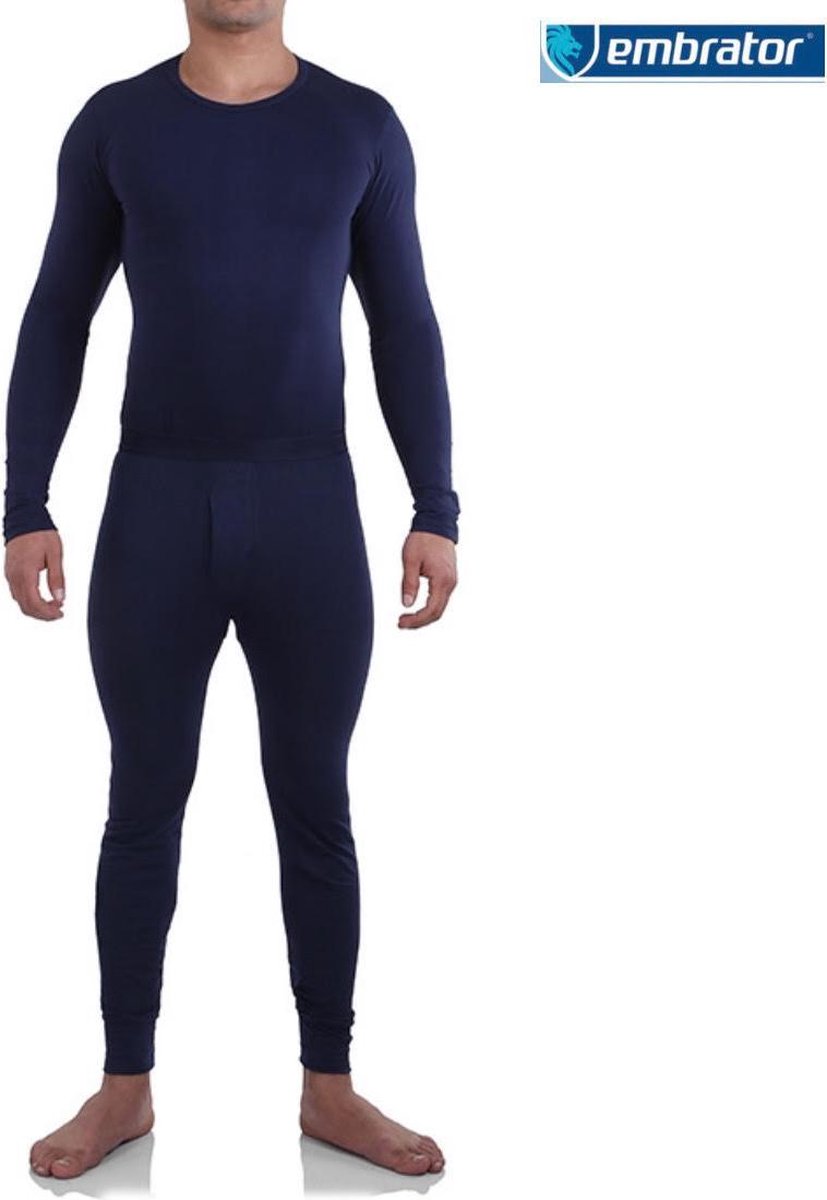 Embrator Thermo Set shirt en broek donkerblauw maat 3XL