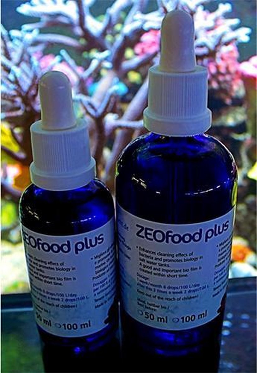 Korallenzucht Zeofood plus - bacteriën voeding - waterverbeteraar