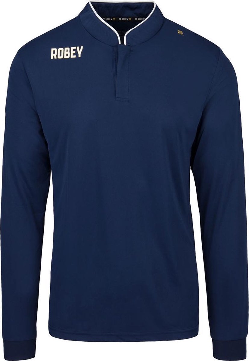 Robey Kick-Off LS voetbalshirt kinderen lange mouwen (maat 140) - Navy
