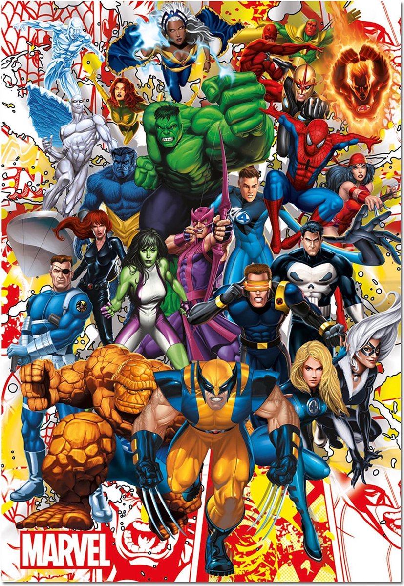 Educa De superhelden van Marvel - 500 stukjes