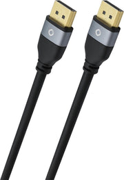 DisplayPort Aansluitkabel [1x DisplayPort stekker - 1x DisplayPort stekker] 1.00 m Zwart Oehlbach Impact Plus