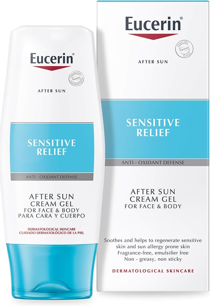 Eucerin - After Sun Sensitive Relief Cream Gel For Face & Body - Gel po opalování na tělo a obličej - 150ml