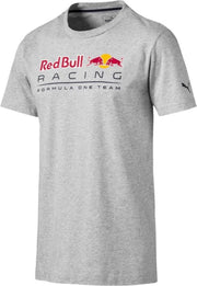 PUMA Red Bull Racing Logo Tee Shirt Heren - Light Gray Heather - Maat L