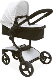 Arias Poppenwagen Mima Wit / zwart