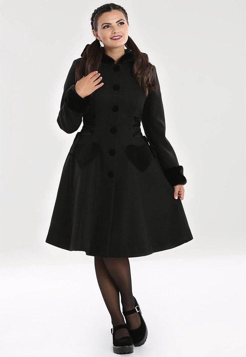 Hell Bunny Scarlet Heart 40's Jas Zwart