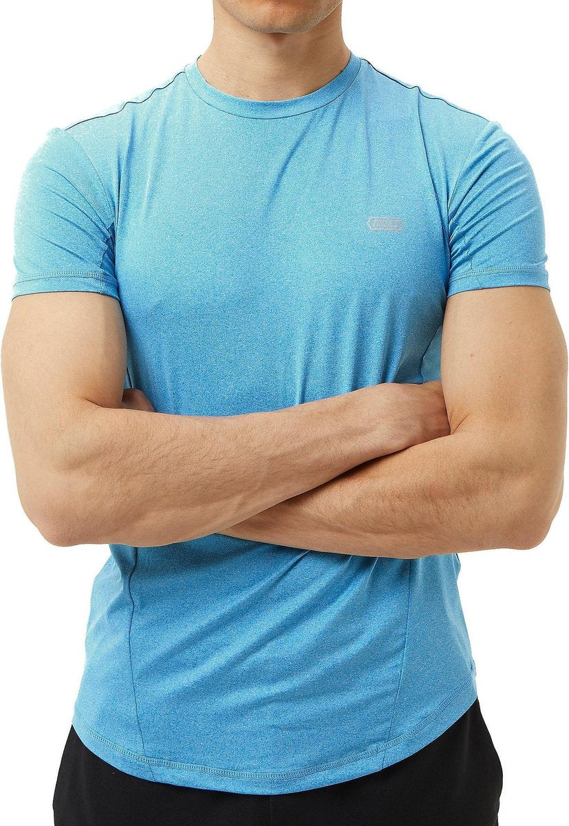 Inq Crampon Hardloopshirt Zwart Heren - Maat M