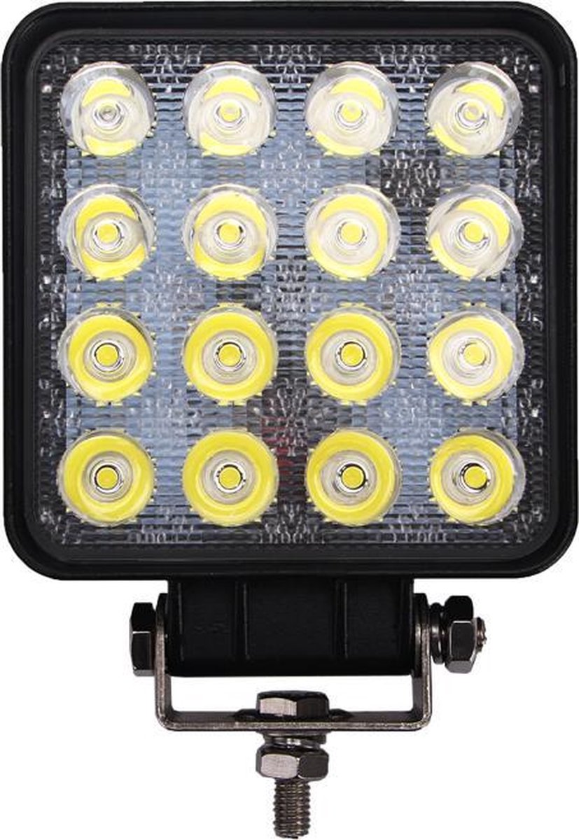 LED Werklamp vierkant 48 watt 10-30v