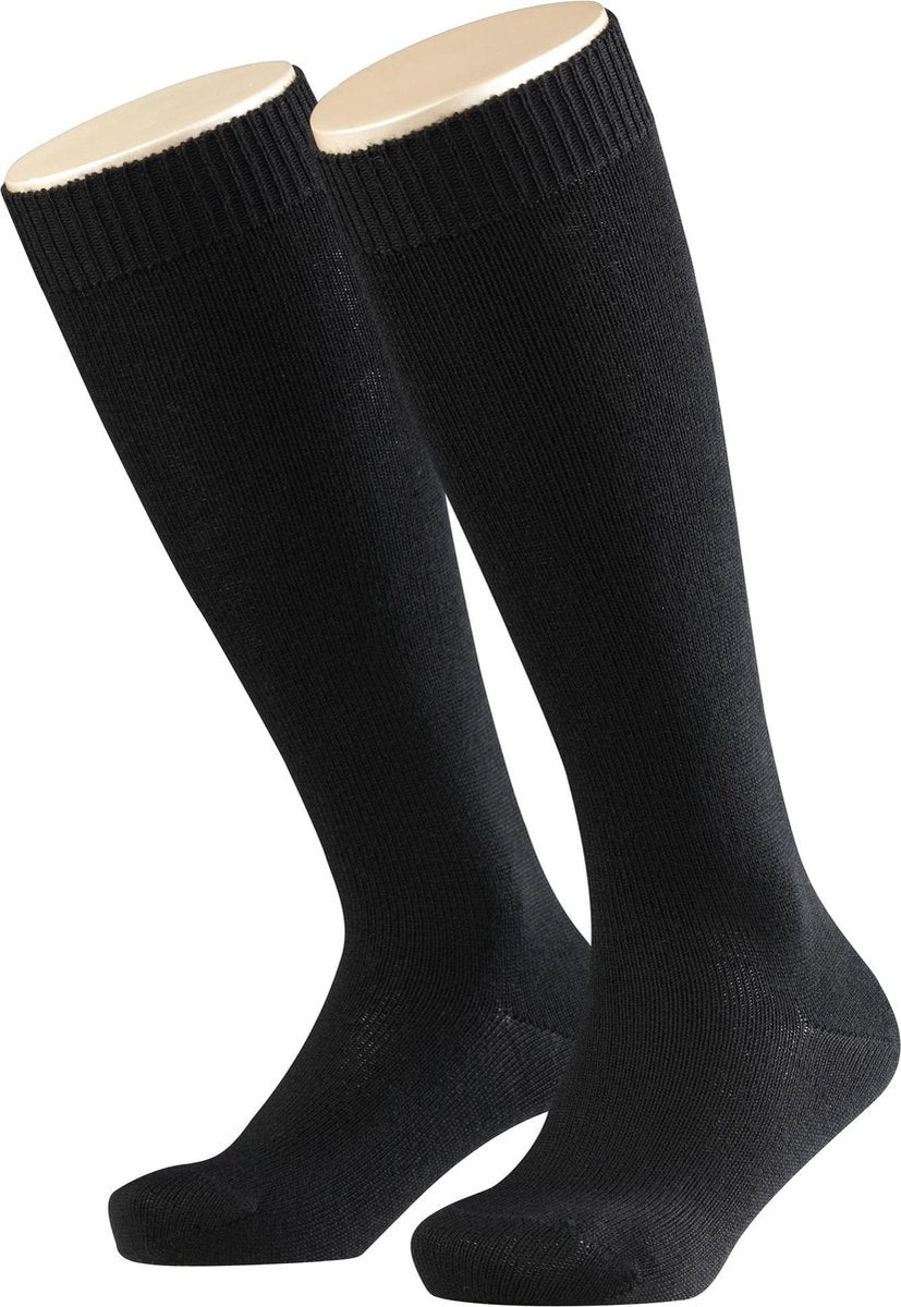 FALKE Comfort Wool Kinder Kniekous 11488 - Zwart 3000 black Kinderen - 27-30