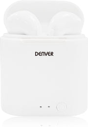 Denver TWE-36 - Draadloze bluetooth oordopjes - met oplaad case - Wit
