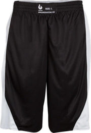 Burned Dubbelzijdig Short - Sportbroek - Zwart / Wit - XXS