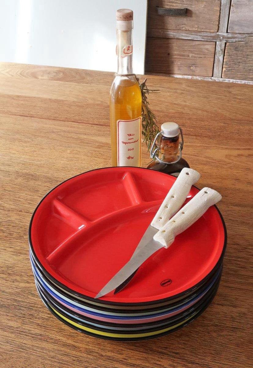 CABANAZ set a 4 fondueborden 4-kleurig