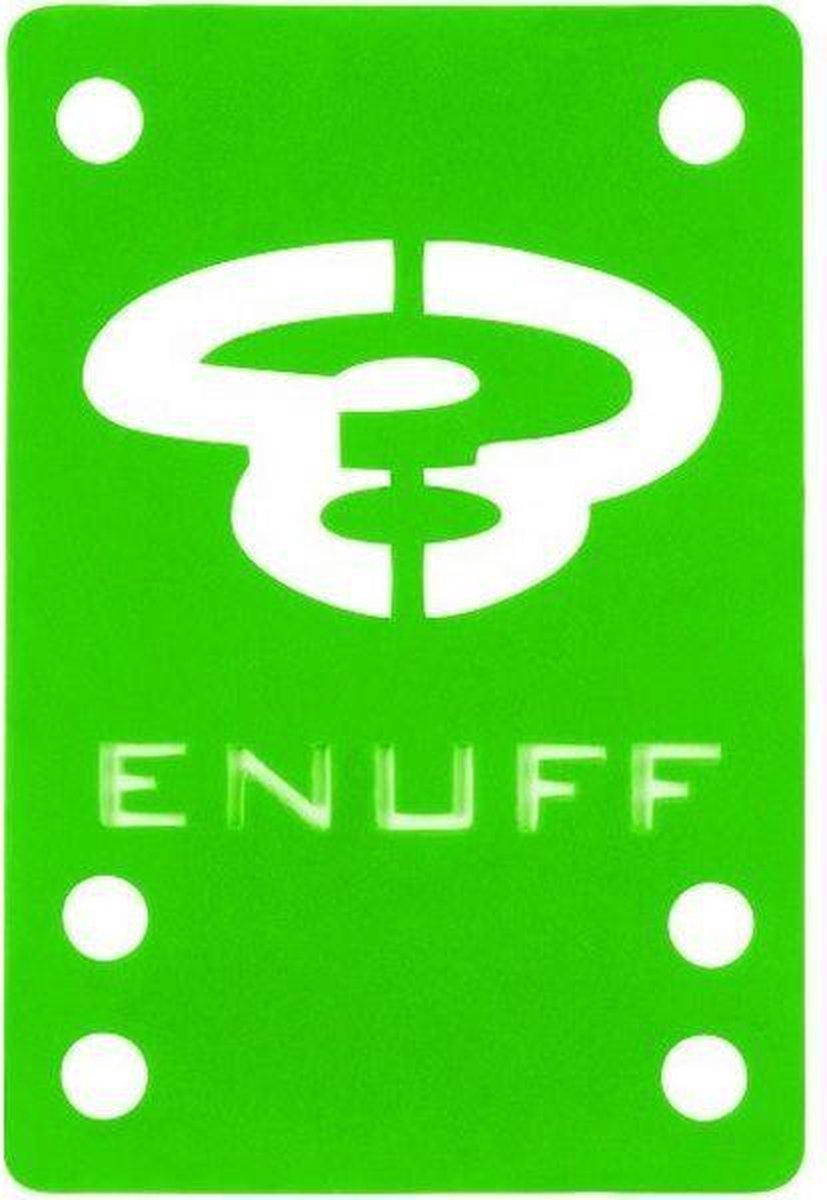 Enuff Skateboards Enuff shockpads 1mm groen