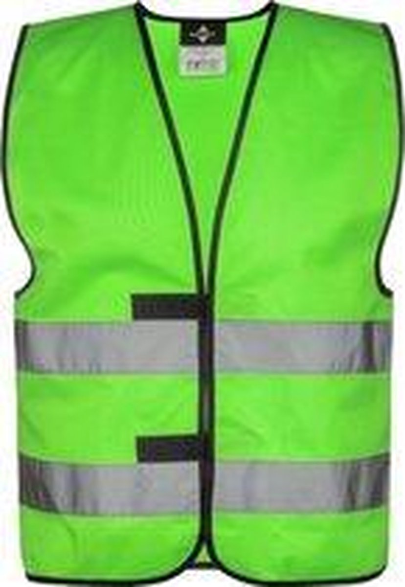 KX500 Korntex Veiligheidshesje volwassen EN ISO 20471 / EN 1150 - Maat XXL - Unisex – Neon Groen