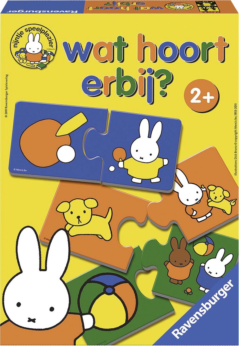 Ravensburger nijntje wat hoort erbij? - kinderspel