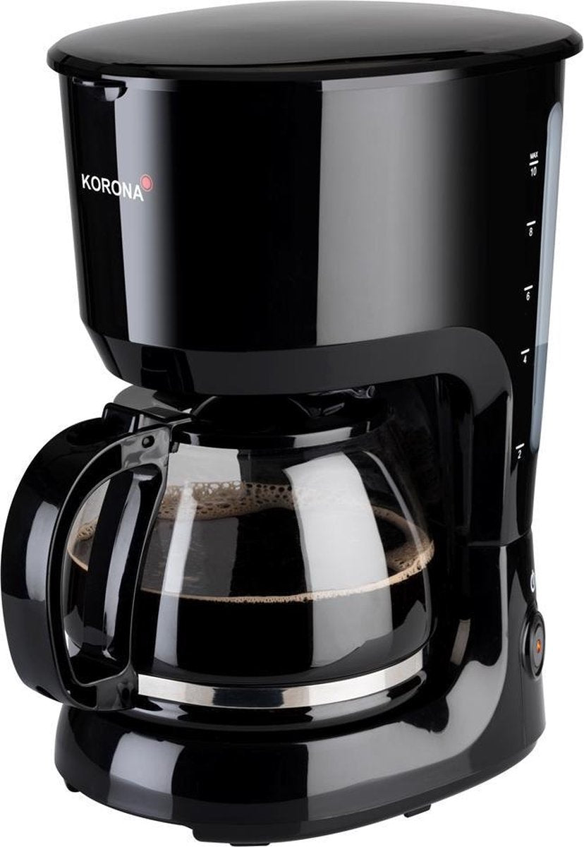 10330 Korona koffiezetapparaat - 1.25 liter/ 10 kopjes - zwart