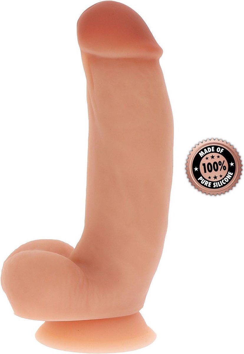 ToyJoy - Silicone Dildo 18 cm met ballen