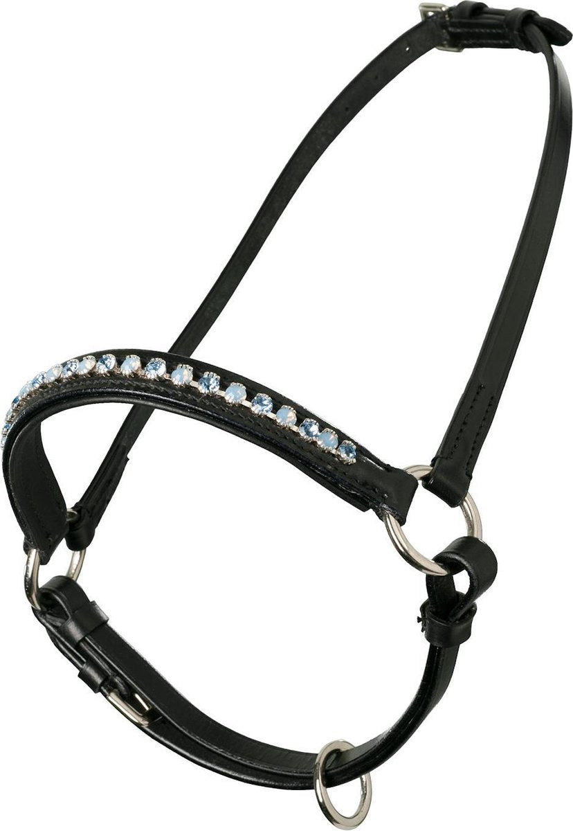 MHS Showhalster Mon Cherie Zwart/Blauw mt 2
