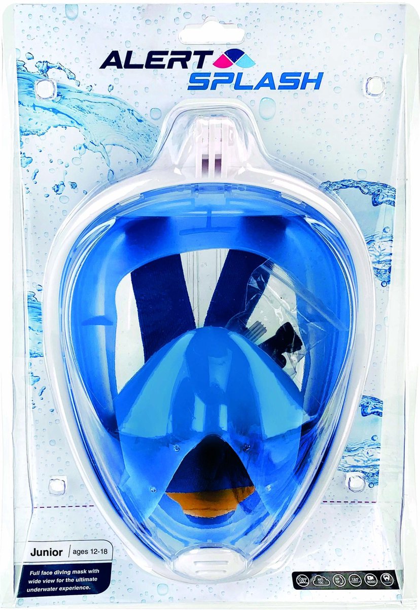 Snorkelmasker maat S/M Blauw