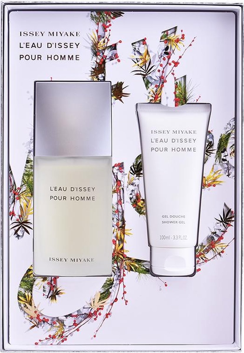 Issey Miyake L'Eau d'Issey pour Homme Eau De Toilette Spray 75 ml Geschenkset (2-delig)