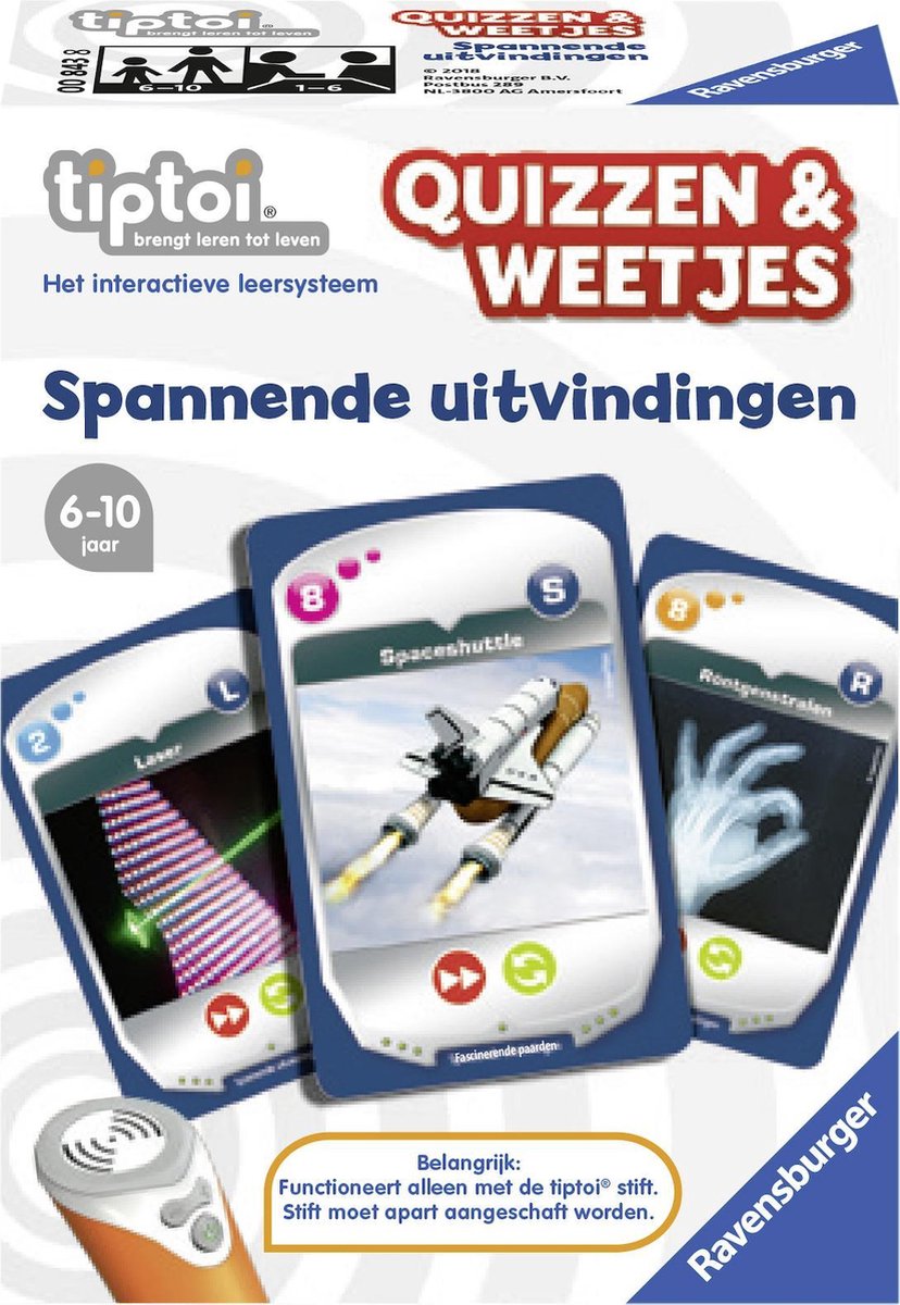 Ravensburger tiptoi® Quizzen & Weetjes Uitvindingen