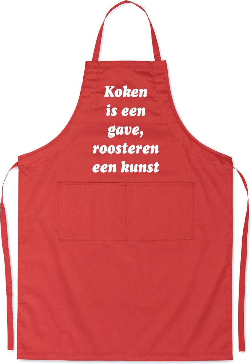 Mijncadeautje - Luxe schort - Koken is een gave