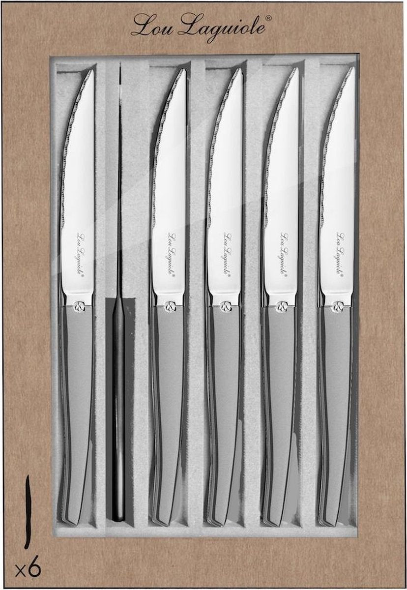 Amefa lou lag jet sable set magnet 6 steakmes