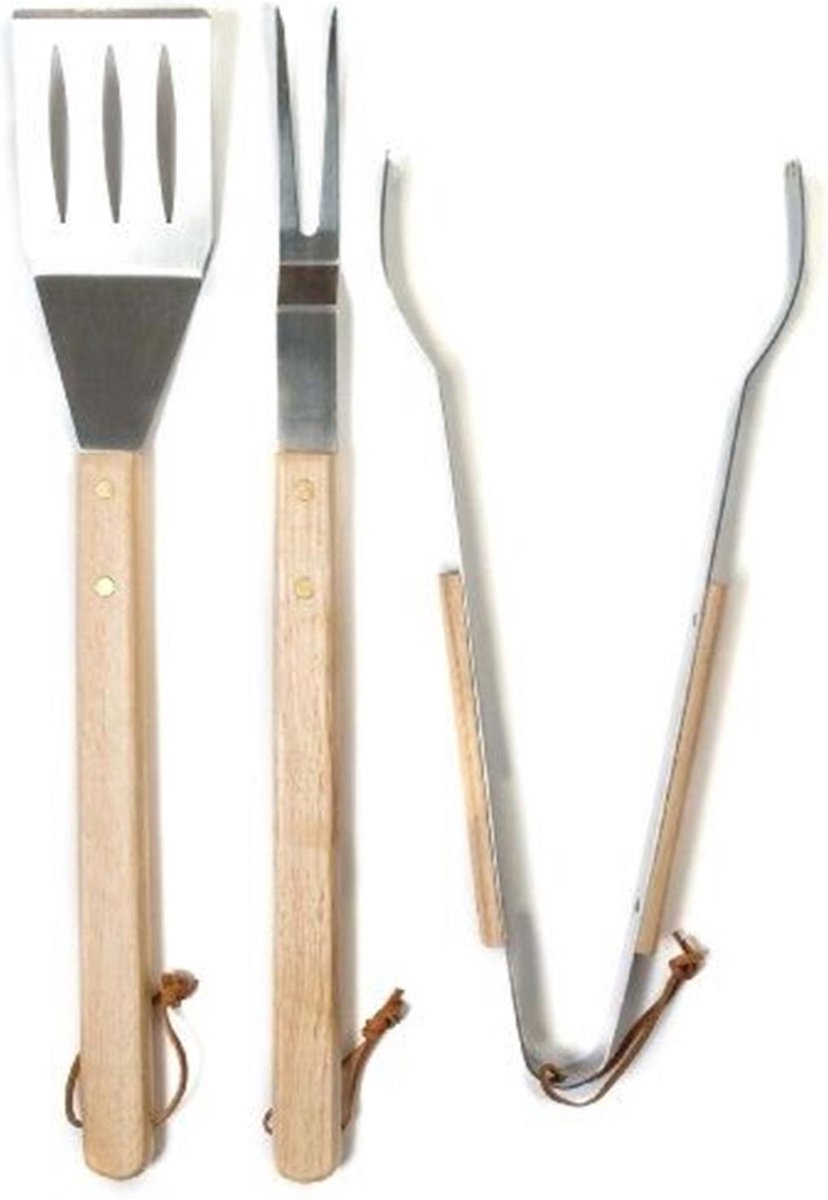 Charcoal Companion Oval Pro Chef Barbecue Toolset CC1001