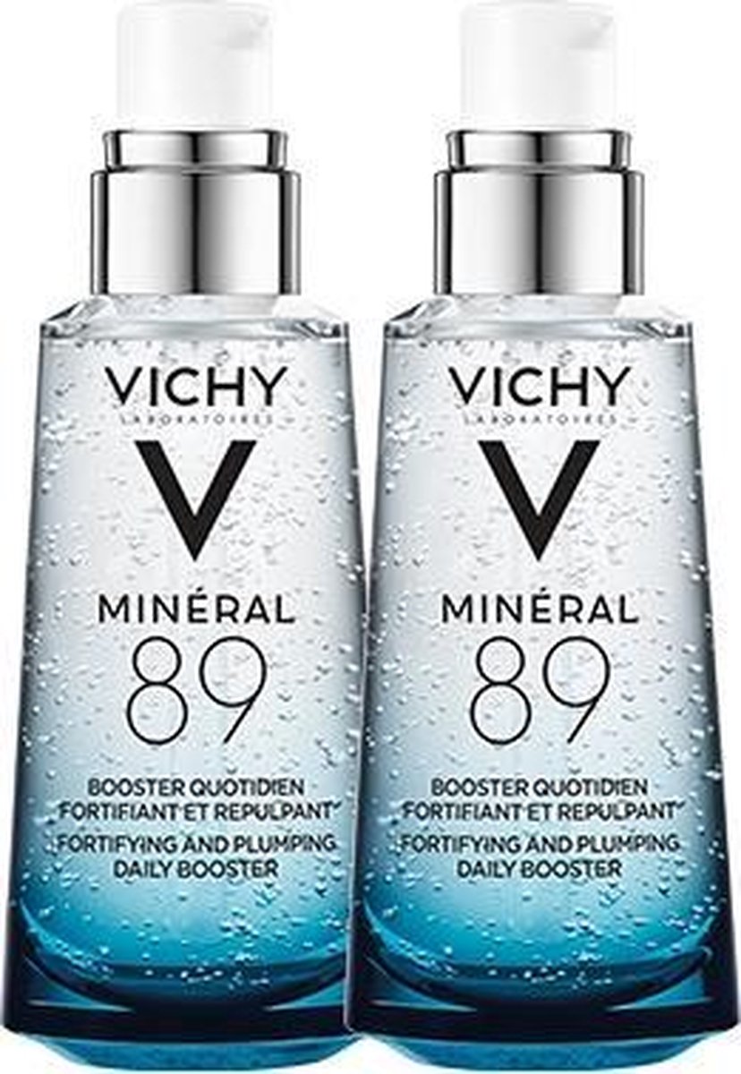 Vichy Mineral 89 Serum - 2X50ml - dagelijkse booster voor een sterkere huid