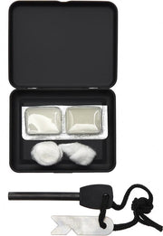 Fosco Firestarter set - Metaal - Incl Watten & Aanmaakblokjes