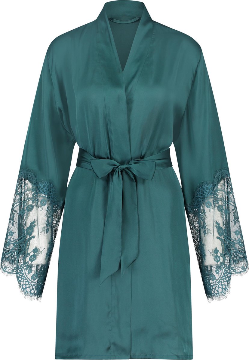 Hunkemöller Dames Kimono Satin - maat XXS/XXS