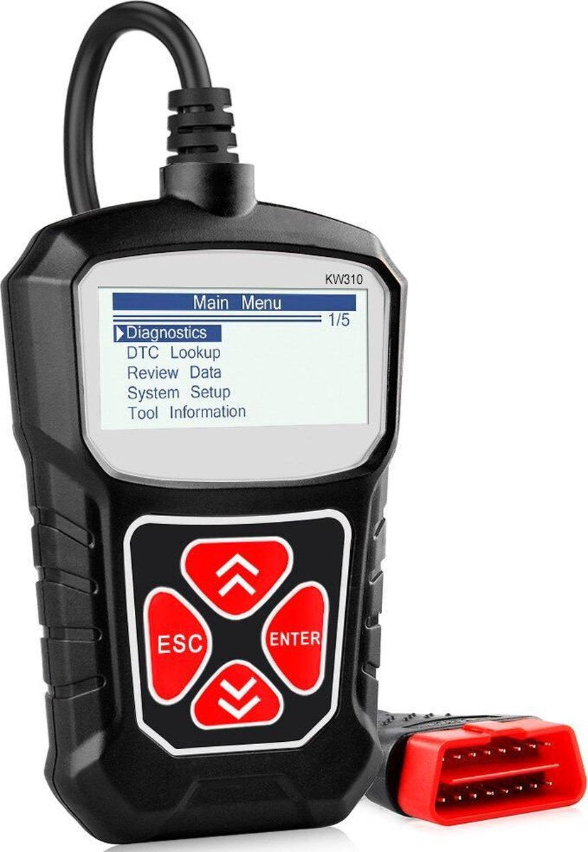 Autodiagnose foutcode reset motorstoring OBD2 storing auto uitlezen scanner tool diagnose wissen