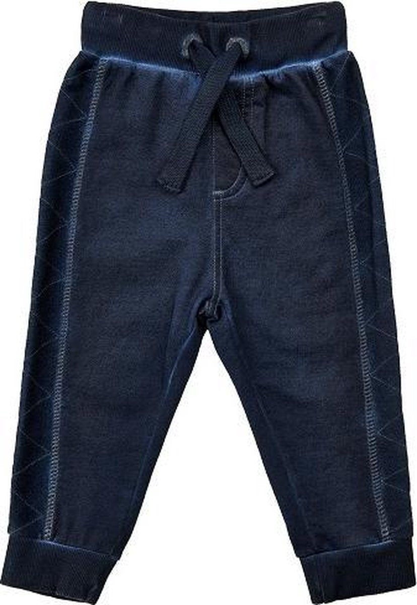 Minymo - jongens broek  - blauw - Maat 74