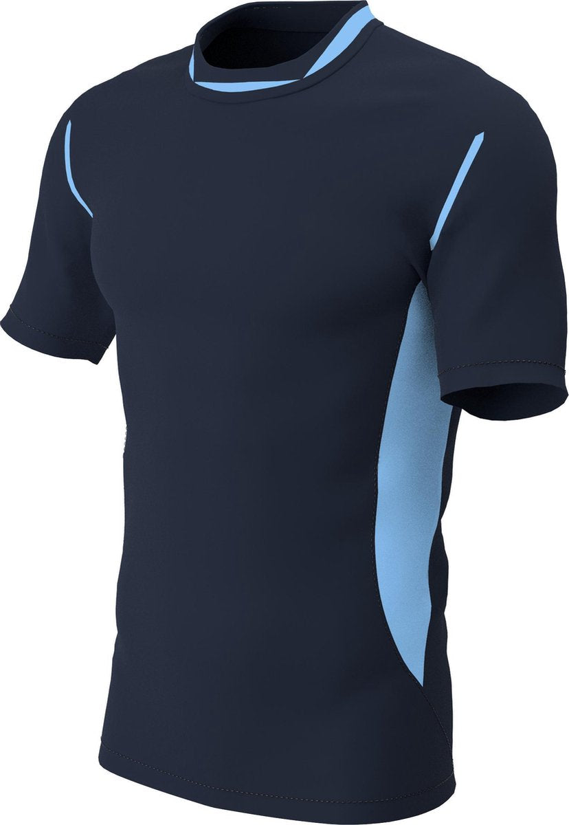 RugBee PRO TRAINING TEE NAVY/SKY YOUTH X Small