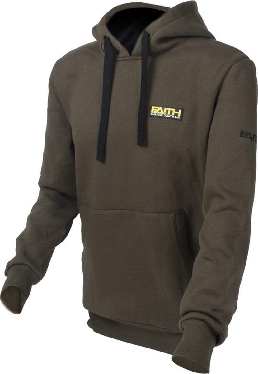 Faith Hoodie - Olive - Maat XL - Groen