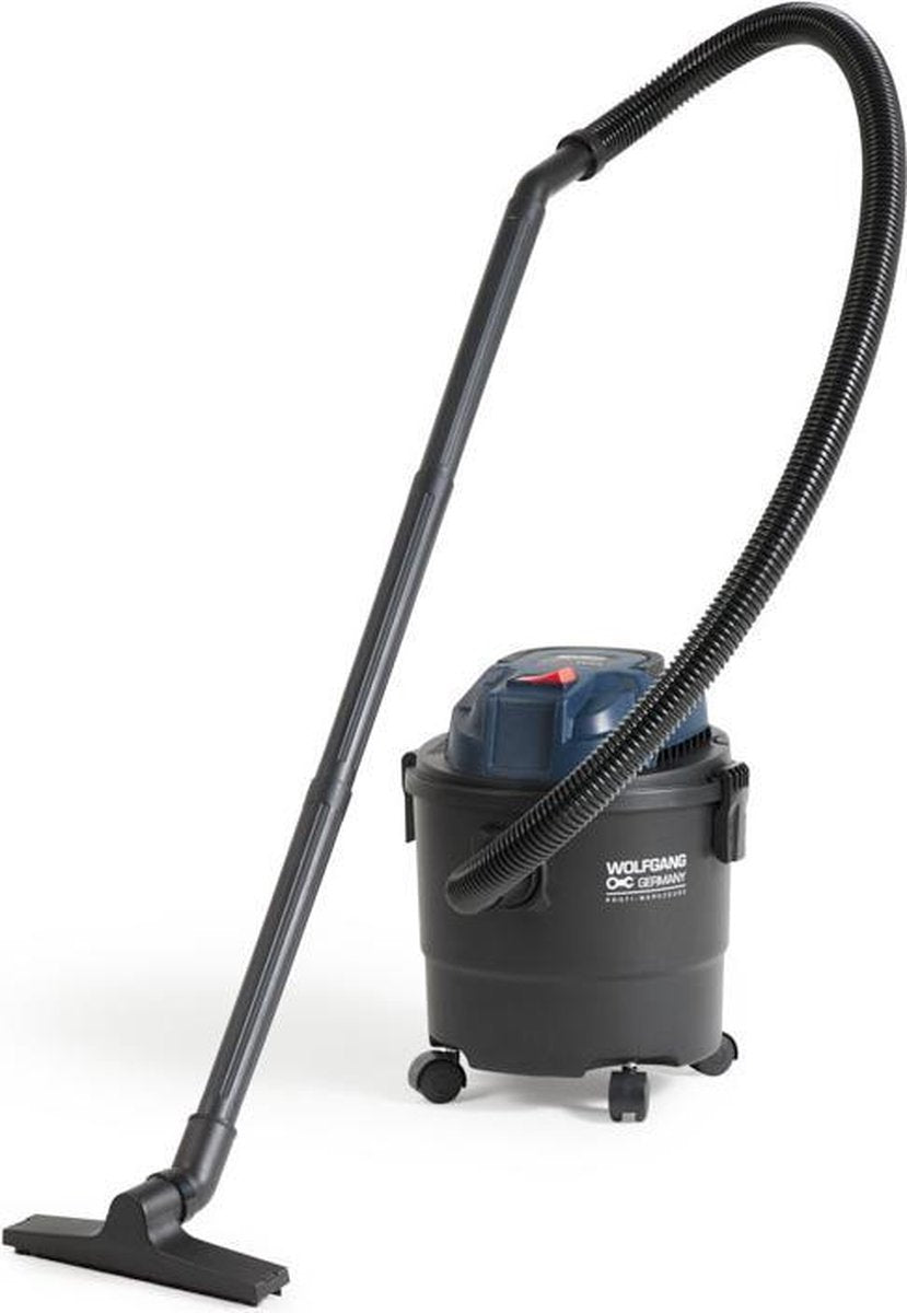 Wolfgang - Nat-/droogzuiger - Industriële stofzuiger - 360° draaibare wielen - 15 liter duurzame tank -  220-240 V ~ 50/60 Hz