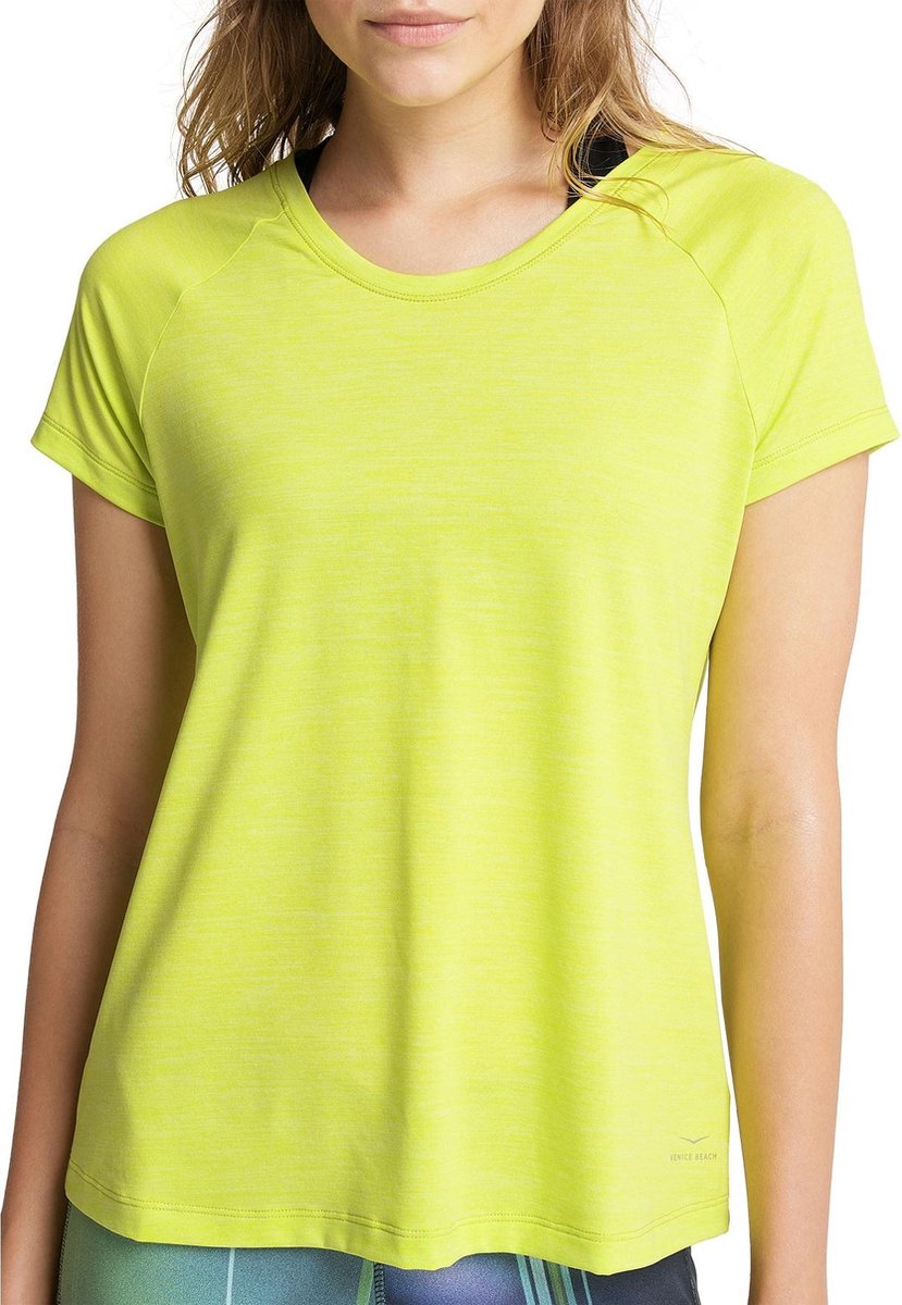 Venice Beach Sportshirt - Maat S  - Vrouwen - lime groen