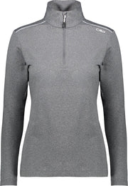 CMP Woman Ski Pully Black Melange 42 / L