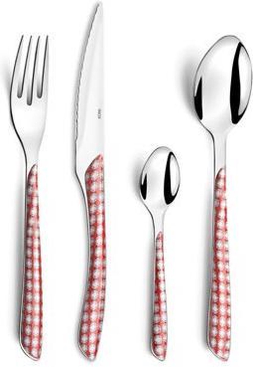 Amefa Eclat - Boheme - Bestekset - RVS - (Set van 24) en Yourkitchen E-kookboek