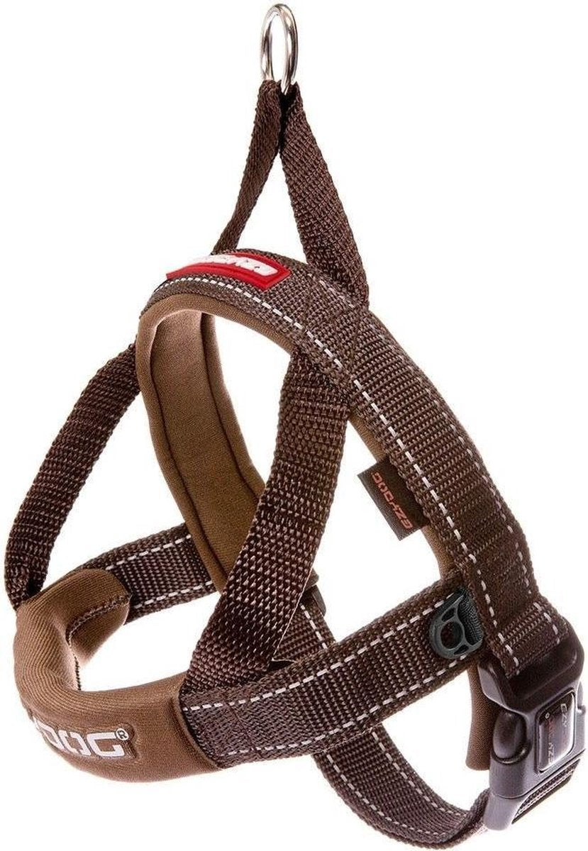 EzyDog Quick-Fit tuig - L - Bruin