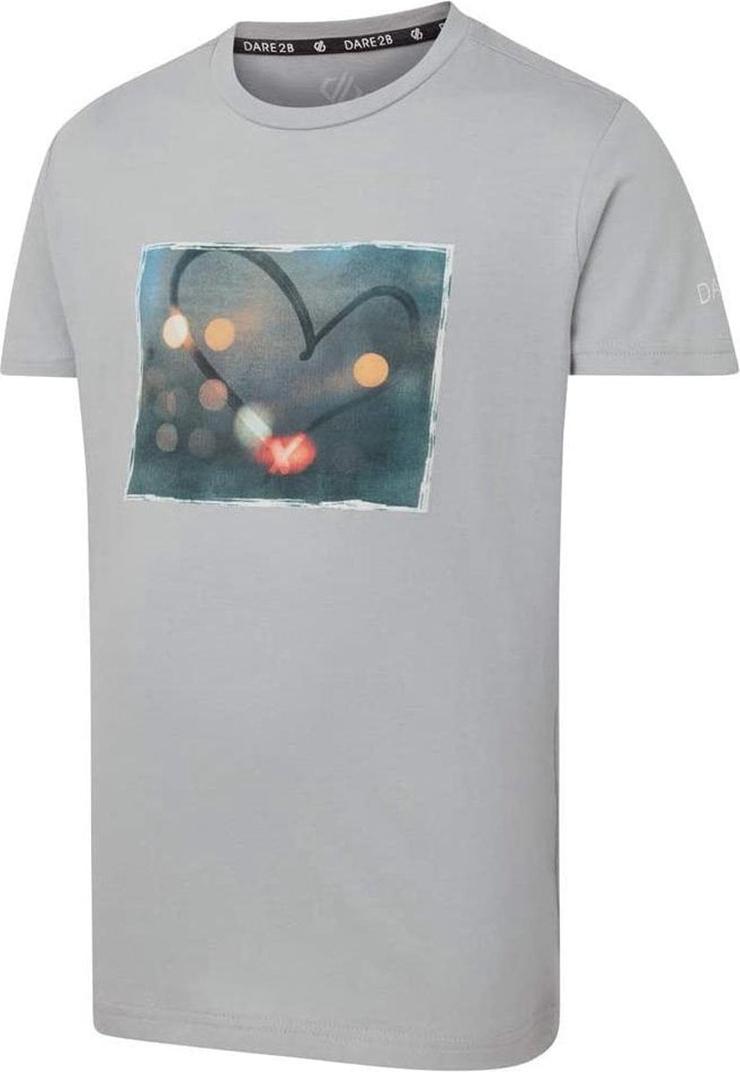 Dare 2b T-shirt Kids' Go Beyond Meisjes Katoen Grijs Maat 104