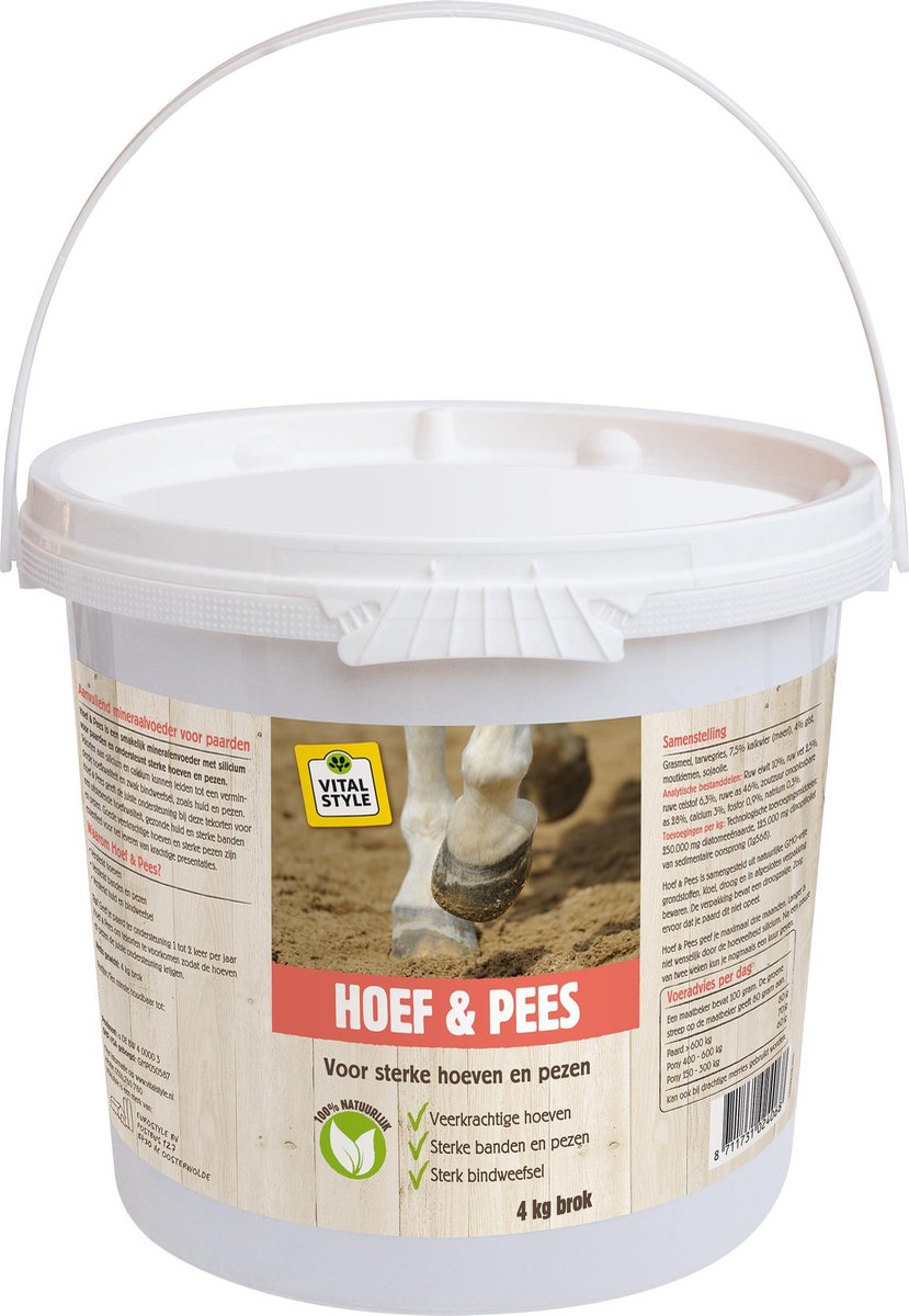 ECOSTYLE Hoef & Pees 4 Kg.